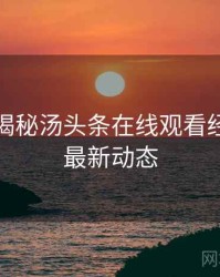 老用户揭秘汤头条在线观看经典回顾最新动态