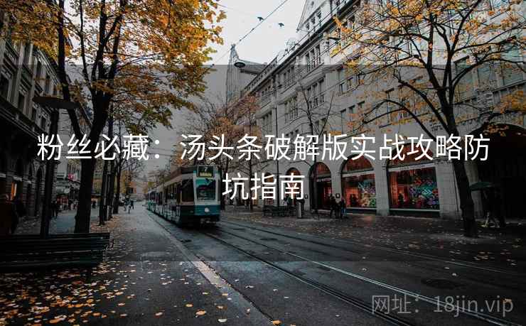 粉丝必藏：汤头条破解版实战攻略防坑指南